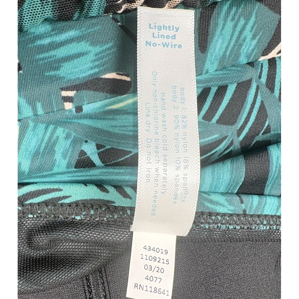 NWT Swim By Cacique Lightly Lined No Wire One Piece Swim Dress Suit Size 16 - Picture 11 of 13